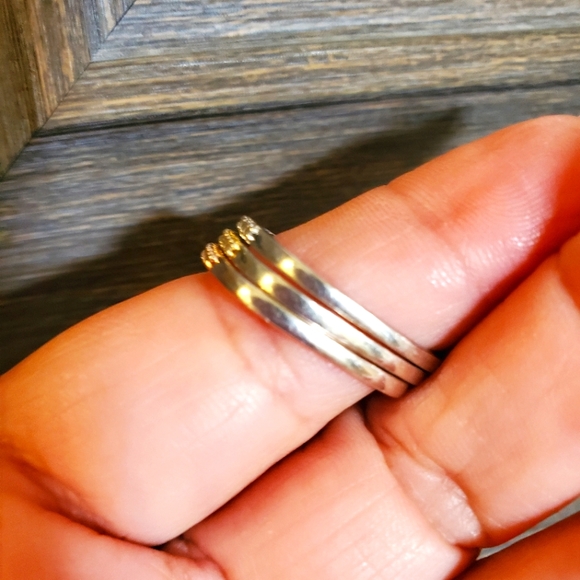 Rings trio set size 8.5 - Picture 7 of 7